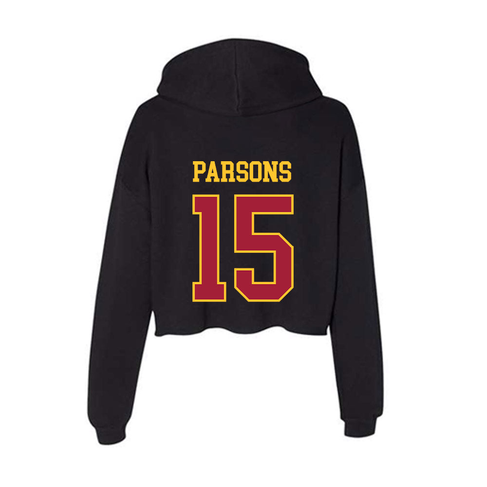 USC - NCAA Women's Soccer : Alyssa Parsons - Women's Crop Fleece Hooded Sweatshirt-1