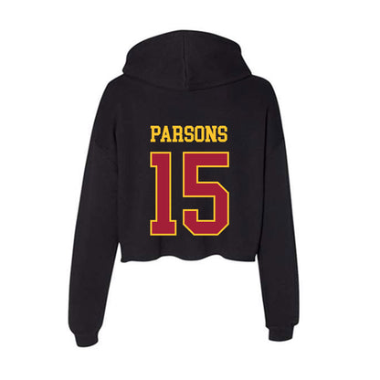 USC - NCAA Women's Soccer : Alyssa Parsons - Women's Crop Fleece Hooded Sweatshirt-1