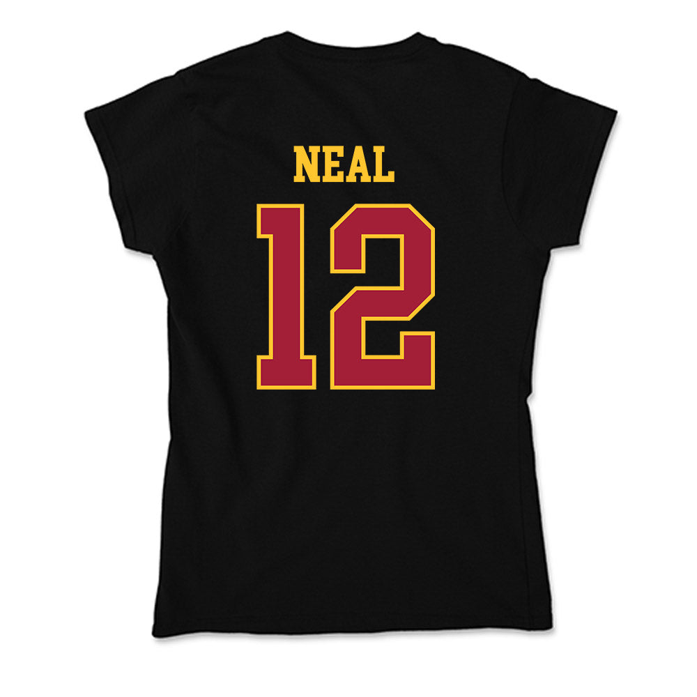 USC - NCAA Men's Basketball : EJ Neal - Soft Style Women’s T-Shirt-1