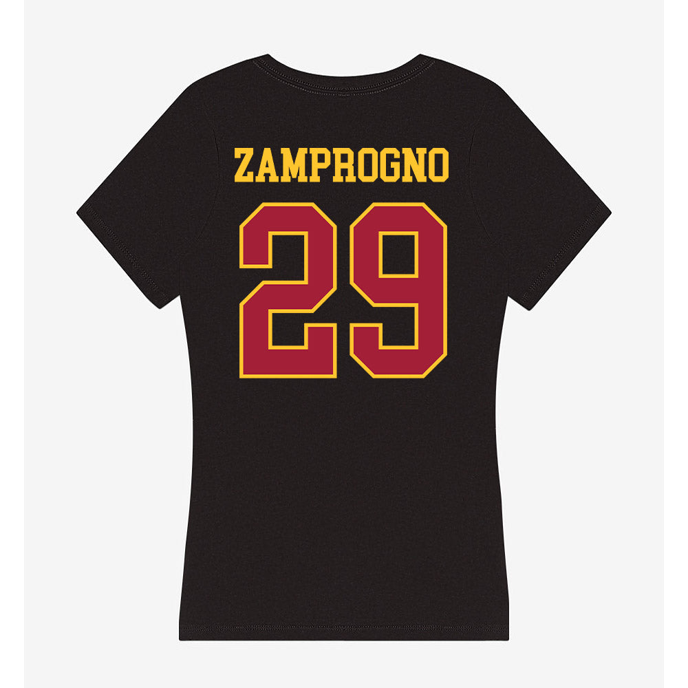 USC - NCAA Men's Volleyball : Thiago Zamprogno - Women's V-Neck T-Shirt-1
