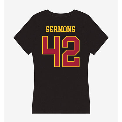 USC - NCAA Football : RJ Sermons - Women's V-Neck T-Shirt-1