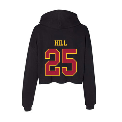 USC - NCAA Women's Soccer : Jordan Hill - Women's Crop Fleece Hooded Sweatshirt-1