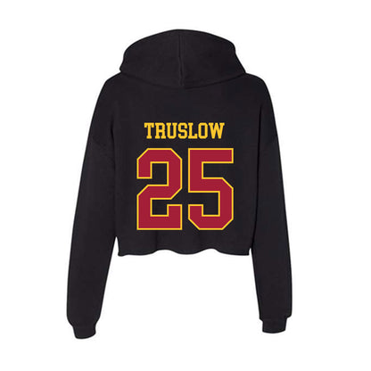 USC - NCAA Beach Volleyball : Kaileigh Truslow - Women's Crop Fleece Hoodie-1