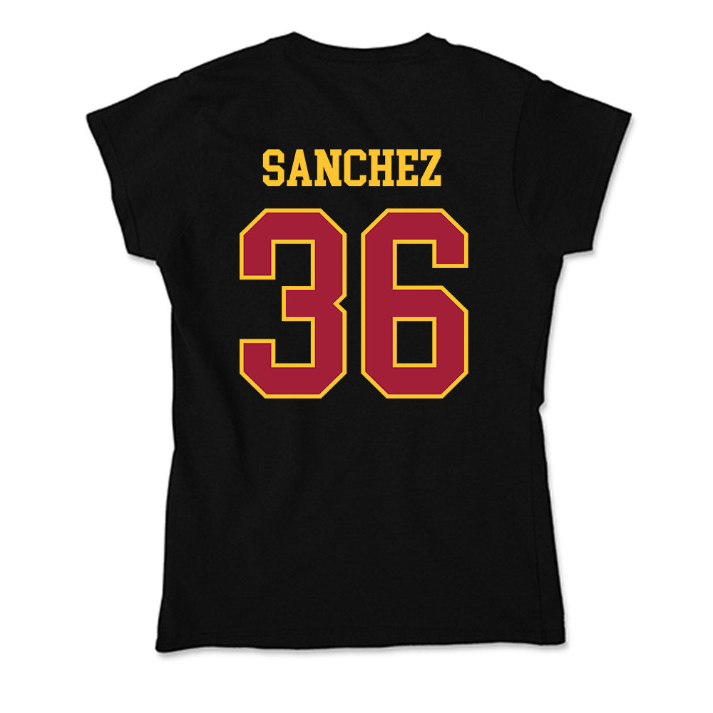 USC - NCAA Football : Rey Sanchez - Soft Style Women’s T-Shirt-1
