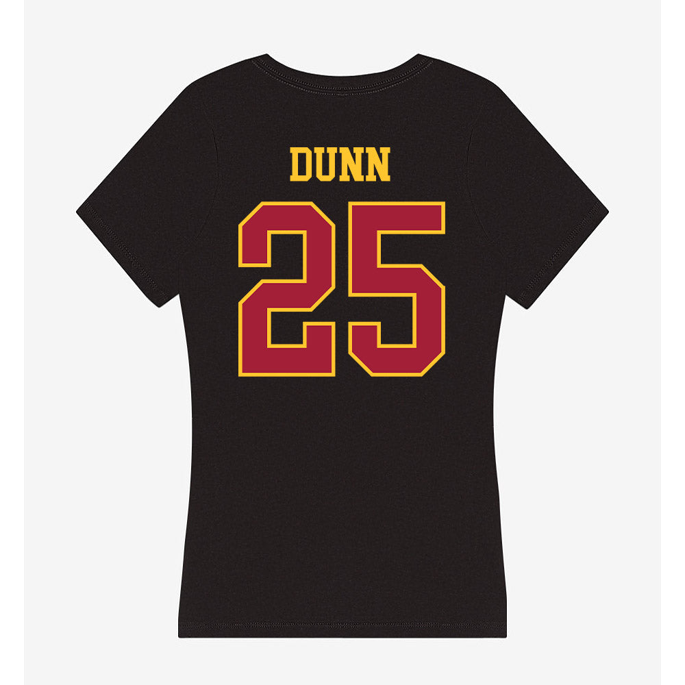 USC - NCAA Women's Basketball : Kara Dunn - Women's V-Neck T-Shirt-1