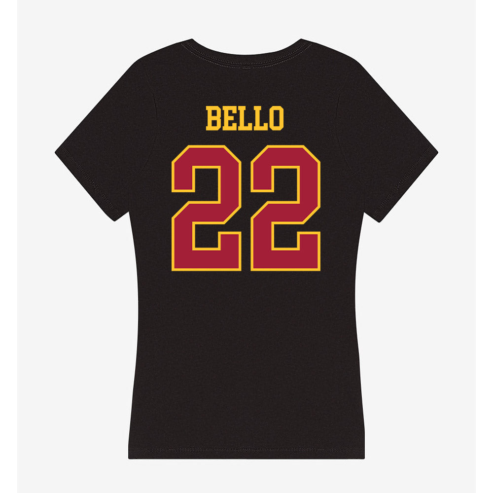 USC - NCAA Women's Soccer : Edra Bello - Women's V-Neck T-Shirt-1