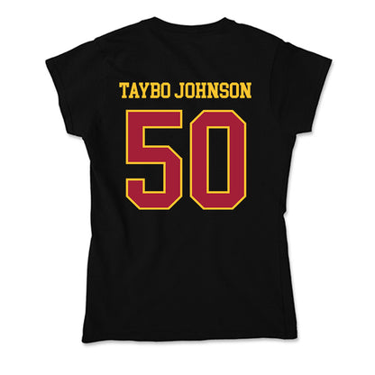 USC - NCAA Football : Taylor "Taybo" Johnson - Soft Style Women’s T-Shirt-1