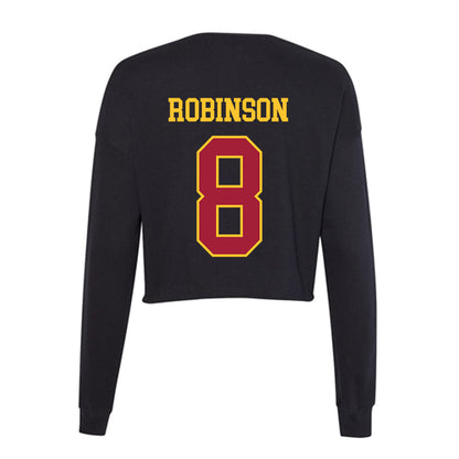 USC - NCAA Women's Lacrosse : Reese Robinson - Women's Cropped Crew Fleece-1