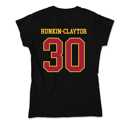 USC - NCAA Men's Basketball : Aaron Hunkin-Claytor - Soft Style Women’s T-Shirt-1