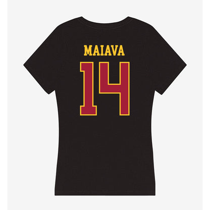 USC - NCAA Football : Jayden Maiava - Women's V-Neck T-Shirt-1