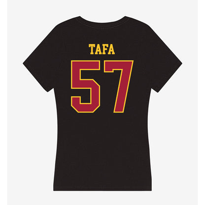 USC - NCAA Football : Esun Tafa - Women's V-Neck T-Shirt-1