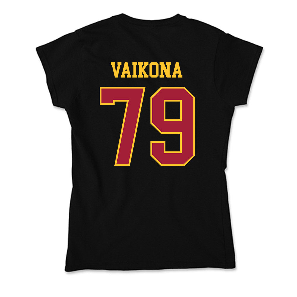 USC - NCAA Football : Elijah Vaikona - Soft Style Women’s T-Shirt-1
