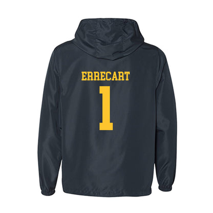 UC Berkeley - NCAA Baseball : Brady Errecart - Classic Shersey Windbreaker-1