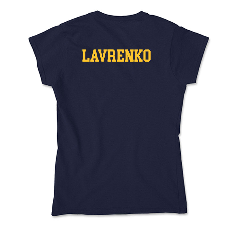 UC Berkeley - NCAA Men's Swimming & Diving : Dar Lavrenko - Classic Shersey Soft Style Women’s T-Shirt-1