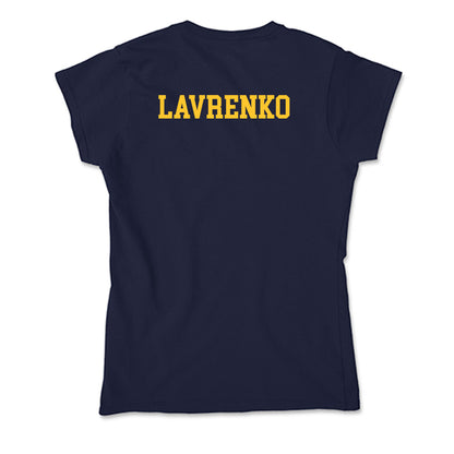 UC Berkeley - NCAA Men's Swimming & Diving : Dar Lavrenko - Classic Shersey Soft Style Women’s T-Shirt-1