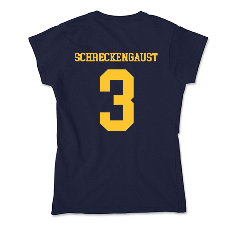 UC Berkeley - NCAA Men's Rugby : William Schreckengaust - Classic Shersey Soft Style Women’s T-Shirt-1