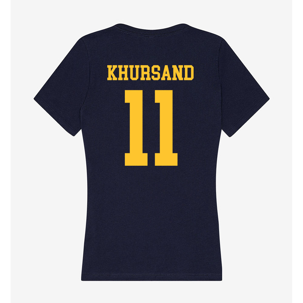 UC Berkeley - NCAA Women's Soccer : Elhom Khursand - Classic Shersey Women's V-Neck T-Shirt-1