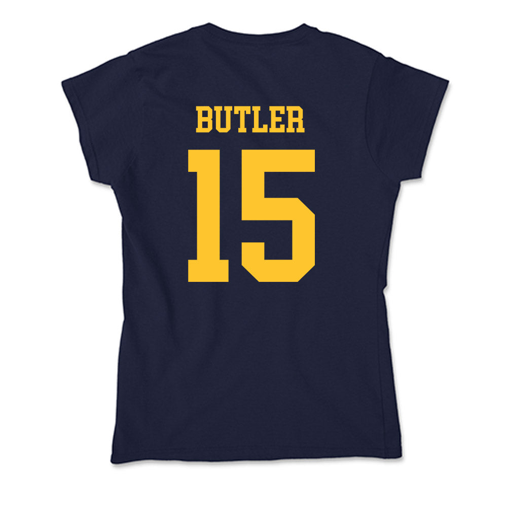 UC Berkeley - NCAA Men's Basketball : Luke Butler - Classic Shersey Soft Style Women’s T-Shirt-1