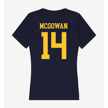 UC Berkeley - NCAA Softball : Mya McGowan - Classic Shersey Women's V-Neck T-Shirt-1