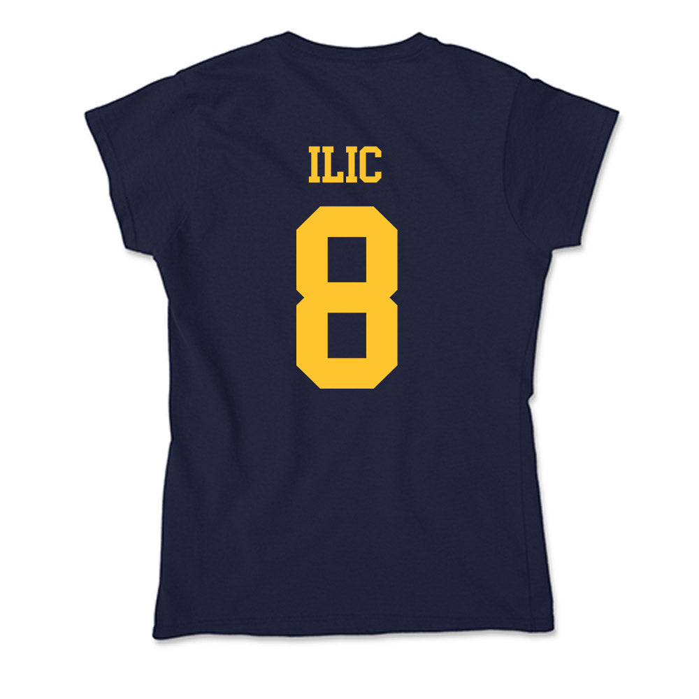 UC Berkeley - NCAA Men's Basketball : Milos Ilic - Classic Shersey Soft Style Women’s T-Shirt-1