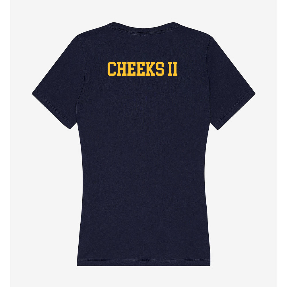 UC Berkeley - NCAA Men's Track & Field : Brandon Cheeks II - Classic Shersey Women's V-Neck T-Shirt-1