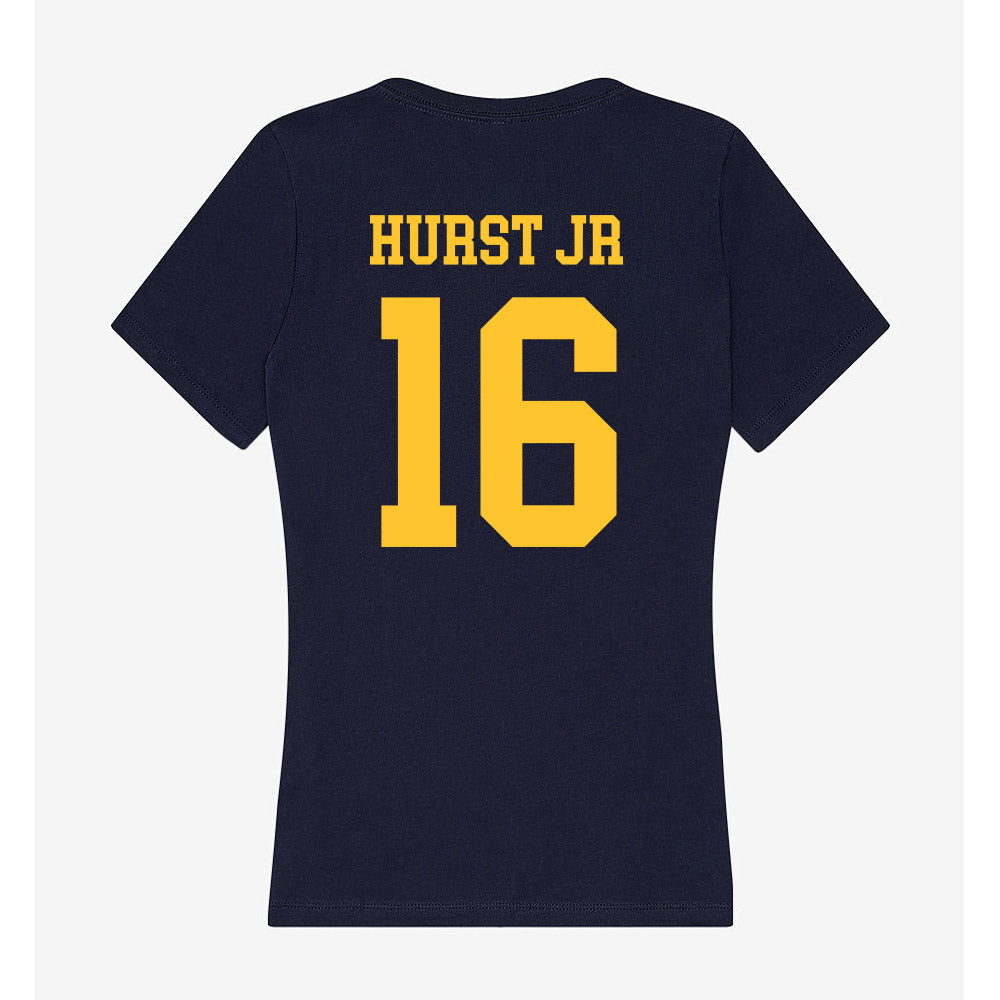 UC Berkeley - NCAA Football : Michael Hurst Jr - Classic Shersey Women's V-Neck T-Shirt-1