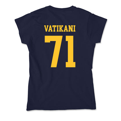 UC Berkeley - NCAA Football : Sioape Vatikani - Classic Shersey Soft Style Women’s T-Shirt-1