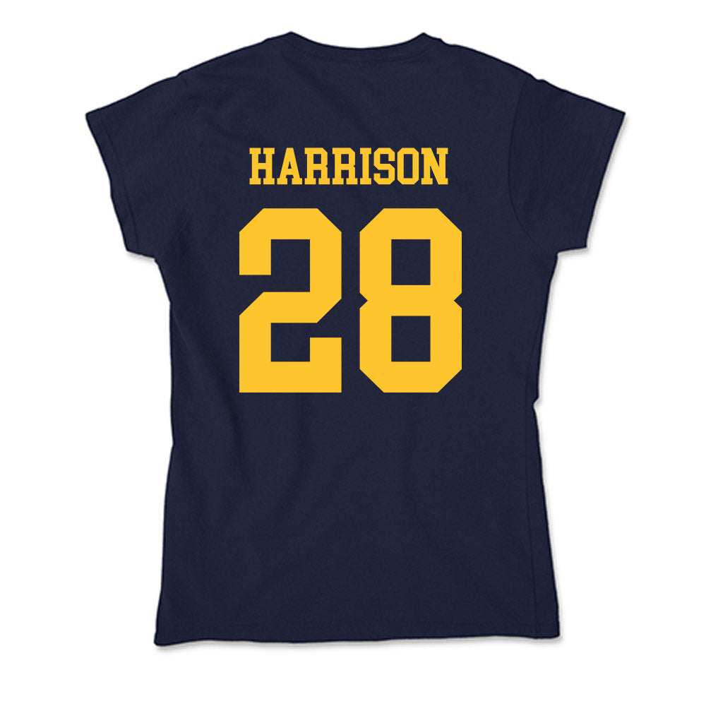 UC Berkeley - NCAA Football : Tre Harrison - Classic Shersey Soft Style Women’s T-Shirt-1