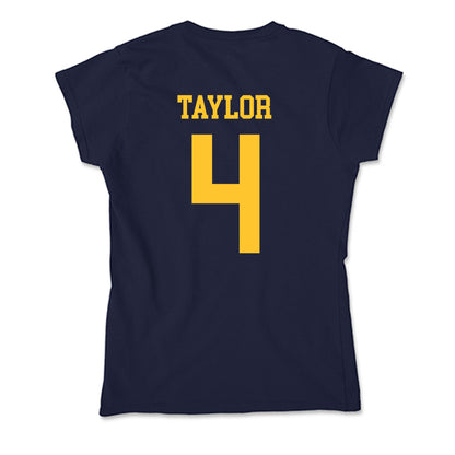 UC Berkeley - NCAA Baseball : Nikko Taylor - Classic Shersey Soft Style Women’s T-Shirt-1