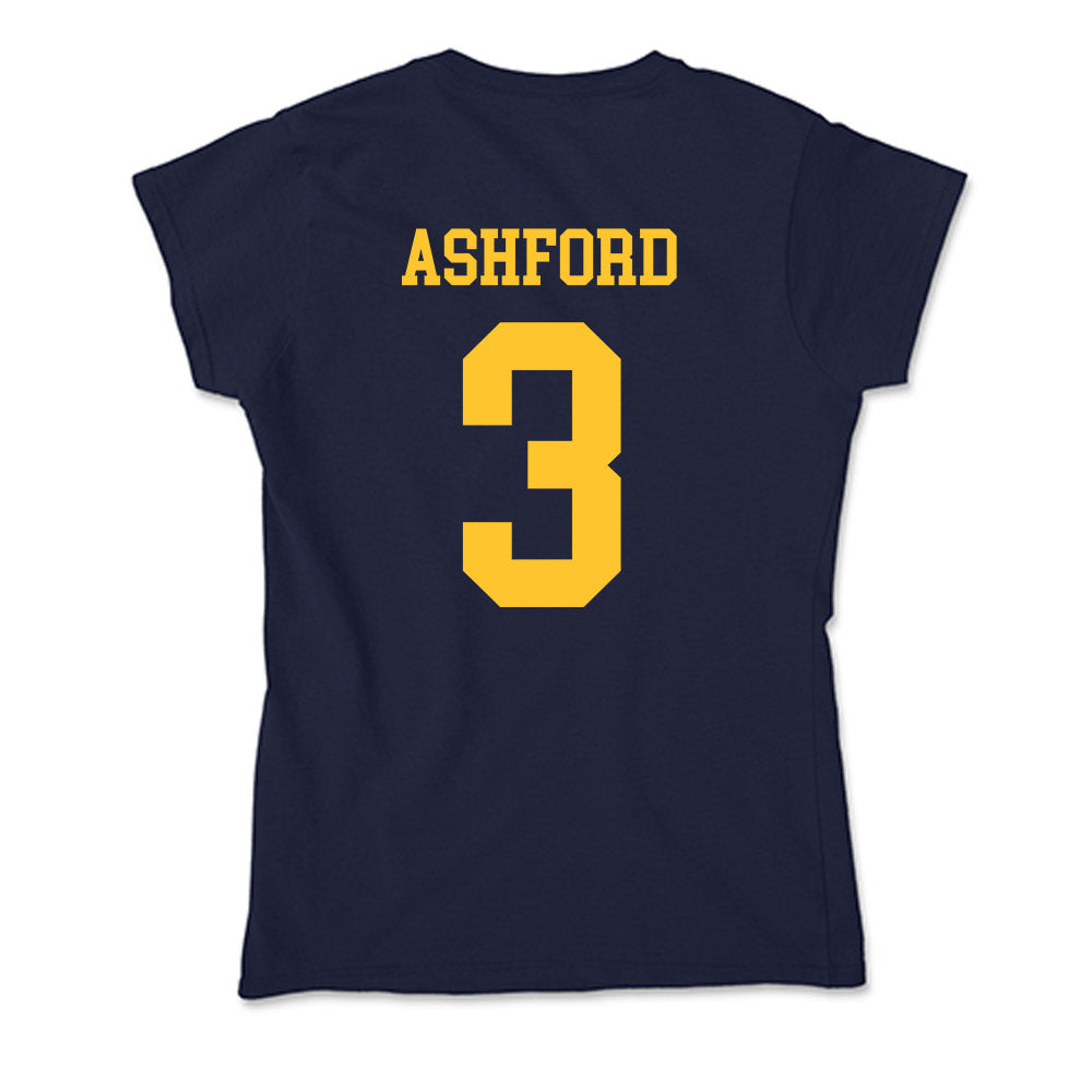 UC Berkeley - NCAA Men's Rugby : Zurich Ashford - Classic Shersey Soft Style Women’s T-Shirt-1