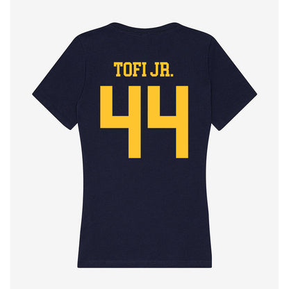 UC Berkeley - NCAA Football : John Tofi Jr. - Classic Shersey Women's V-Neck T-Shirt-1