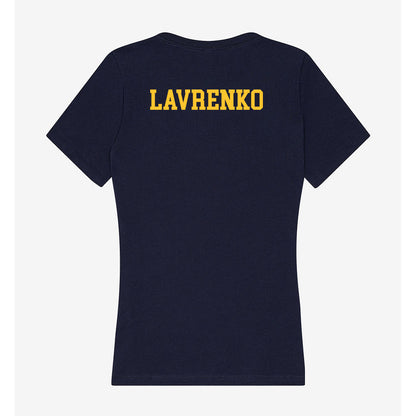 UC Berkeley - NCAA Men's Swimming & Diving : Dar Lavrenko - Classic Shersey Women's V-Neck T-Shirt-1
