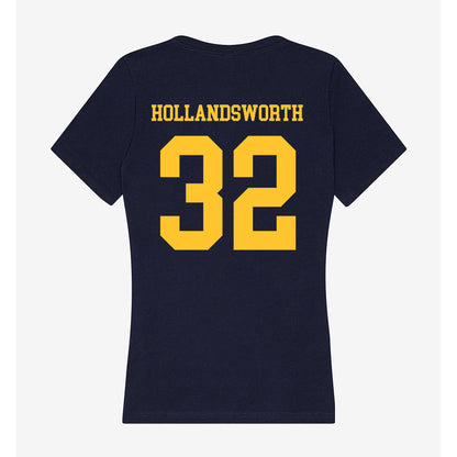 UC Berkeley - NCAA Baseball : Evin Hollandsworth - Classic Shersey Women's V-Neck T-Shirt-1