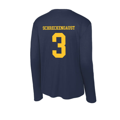 UC Berkeley - NCAA Men's Rugby : William Schreckengaust - Classic Shersey Activewear Long Sleeve T-Shirt-1
