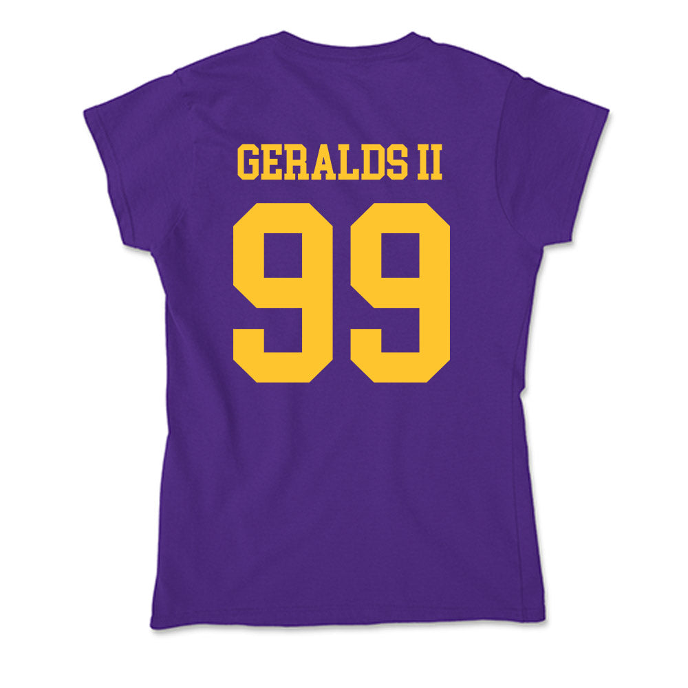 LSU - NCAA Football : Daverin Geralds II - Soft Style Women’s T-Shirt-1