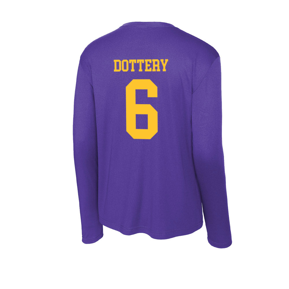 LSU - NCAA Football : Tj Dottery - Activewear Long Sleeve T-Shirt-1