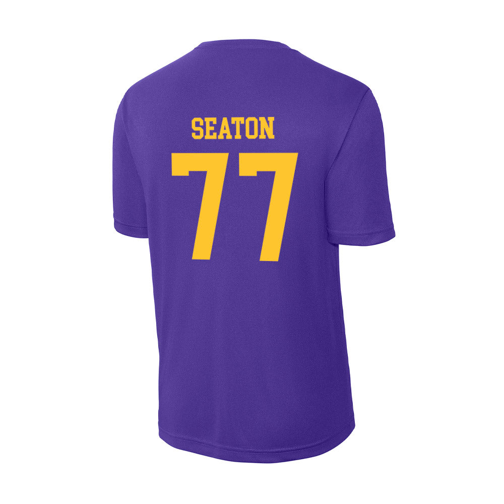 LSU - NCAA Football : Jordan Seaton - Activewear T-Shirt-1