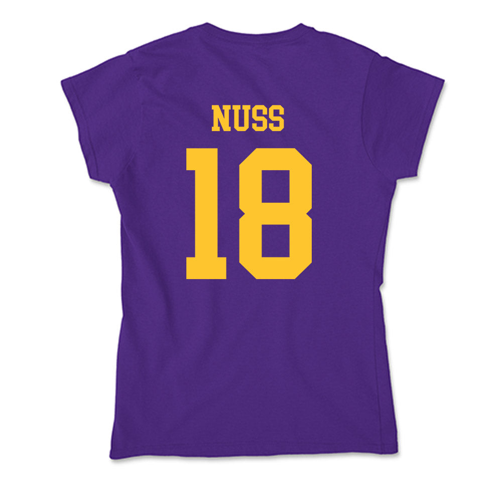 LSU - NCAA Women's Volleyball : Remi Nuss - Soft Style Women’s T-Shirt-1