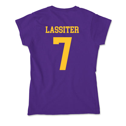 LSU - NCAA Softball : Jalia Lassiter - Soft Style Women’s T-Shirt-1