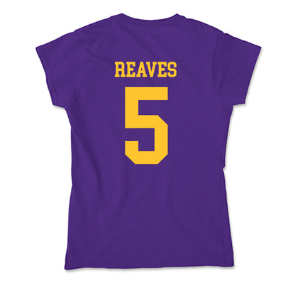 LSU - NCAA Baseball : Tanner Reaves - Soft Style Women’s T-Shirt-1