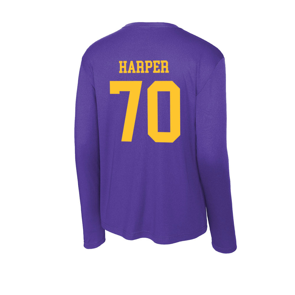 LSU - NCAA Football : Devin Harper - Activewear Long Sleeve T-Shirt-1