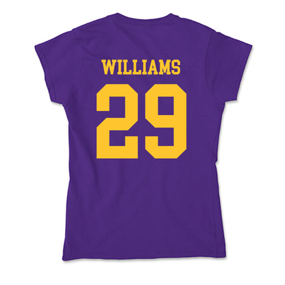LSU - NCAA Baseball : Cooper Williams - Soft Style Women’s T-Shirt-1