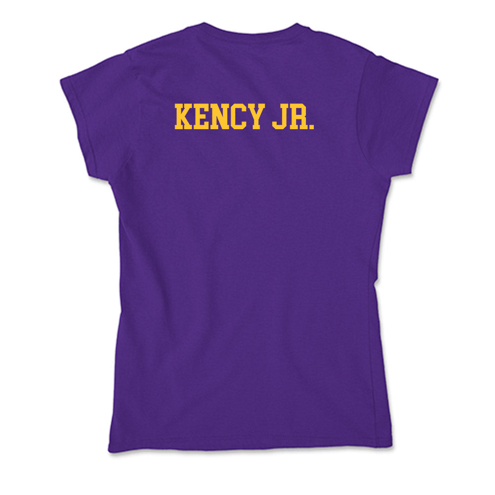 LSU - NCAA Football : David Kency Jr. - Soft Style Women’s T-Shirt-1