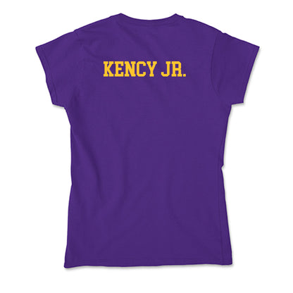 LSU - NCAA Football : David Kency Jr. - Soft Style Women’s T-Shirt-1