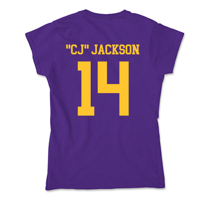 LSU - NCAA Football : Christopher "CJ" Jackson - Soft Style Women’s T-Shirt-1