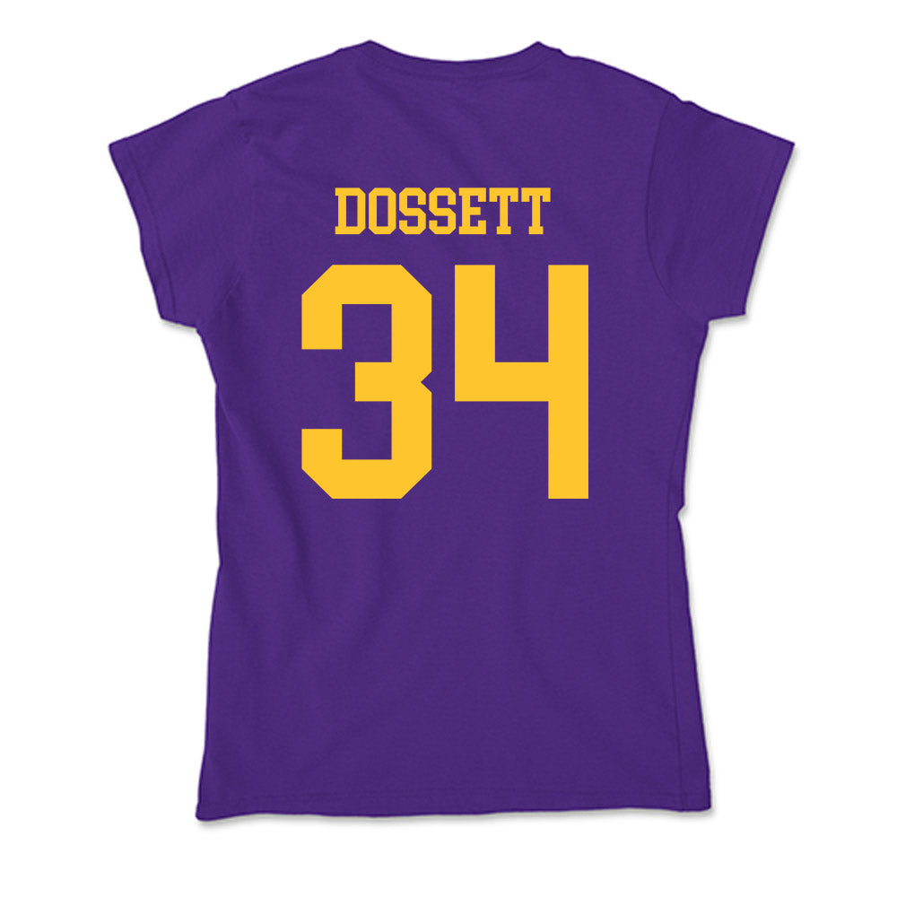 LSU - NCAA Football : Mason Dossett - Soft Style Women’s T-Shirt-1
