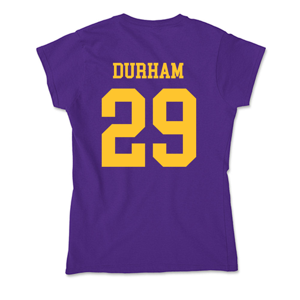 LSU - NCAA Football : Caden Durham - Soft Style Women’s T-Shirt-1