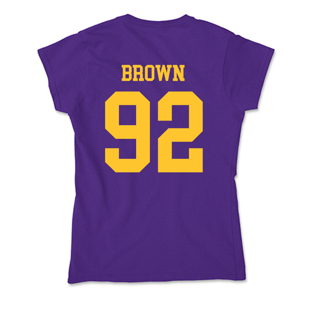 LSU - NCAA Football : Brandon Brown - Soft Style Women’s T-Shirt-1