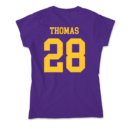 LSU - NCAA Football : Jhase Thomas - Soft Style Women’s T-Shirt-1