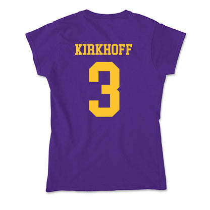 LSU - NCAA Women's Volleyball : Aly Kirkhoff - Soft Style Women’s T-Shirt-1